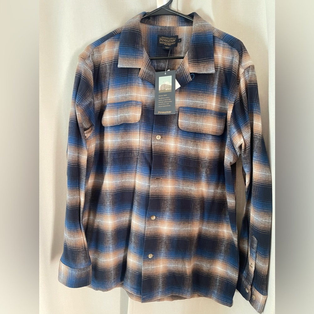 Pendleton Men's Boardshirt in Cotton Flannel Large